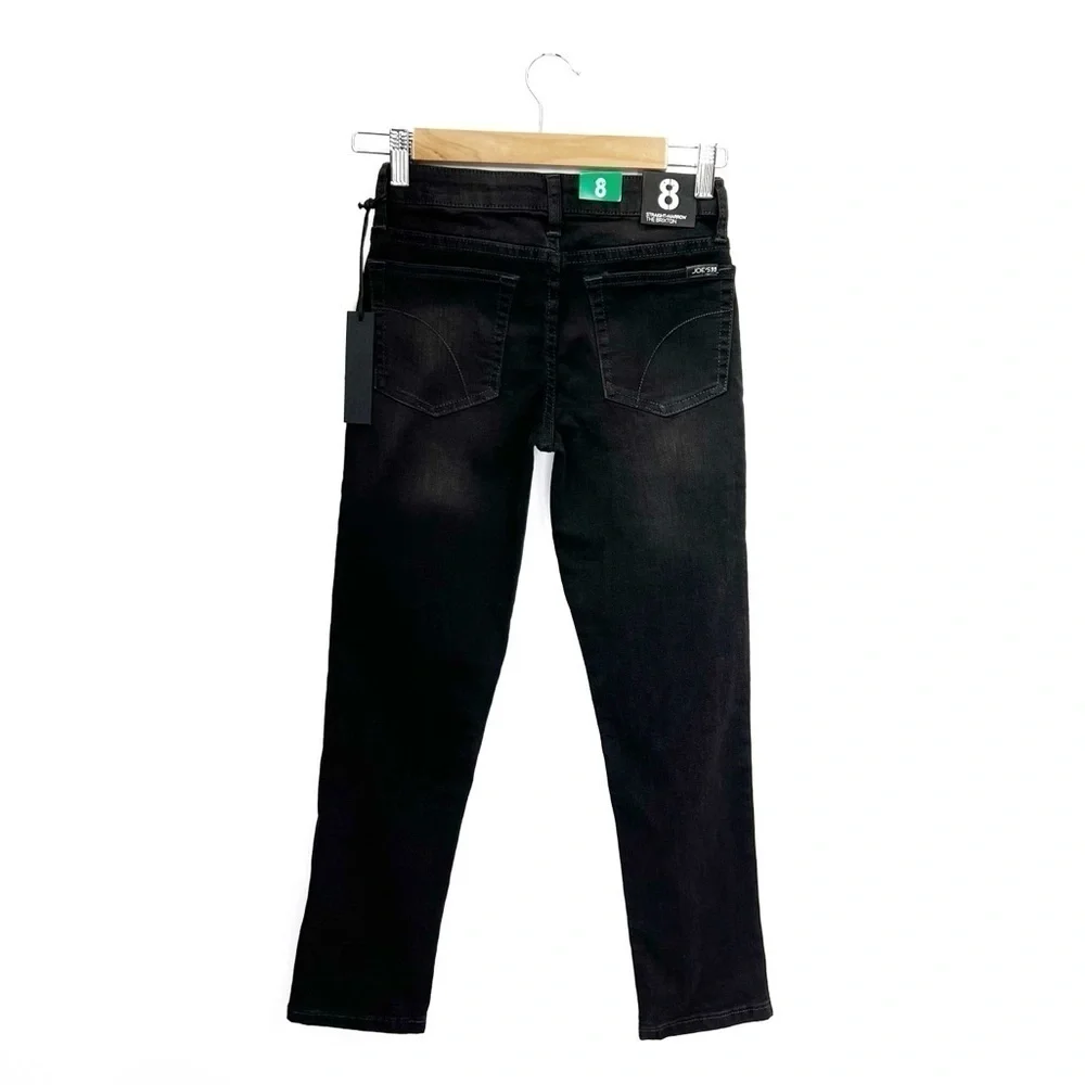 Joe’s Jeans Biaxton Straight + Narrow Boy’s Size 8 Black Denim New NWT